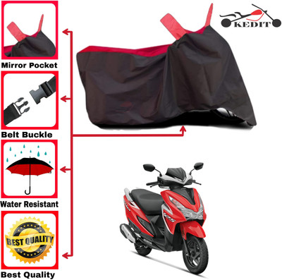 AASHTIK MART Two Wheeler Cover for Honda(Grazia, Red, Black)