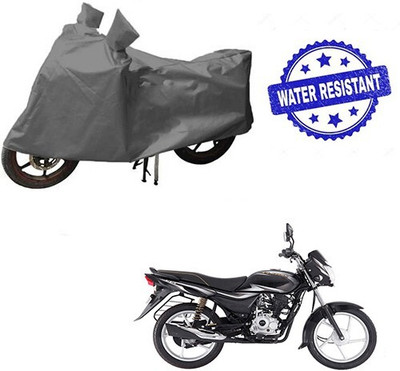 DeepShakshi AUTOMOTIVE Waterproof Two Wheeler Cover for Bajaj(Platina 100 DTS-i, Grey)