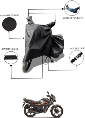 Mdstar Waterproof Two Wheeler Cover for Honda(SP125, Black)