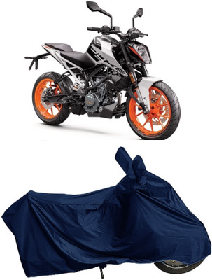 DIGGU Two Wheeler Cover for KTM(Duke 200, Blue)