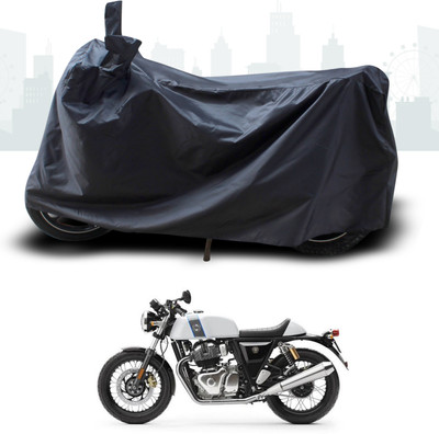 DeepShakshi AUTOMOTIVE Two Wheeler Cover for Royal Enfield(Continental GT, Black)