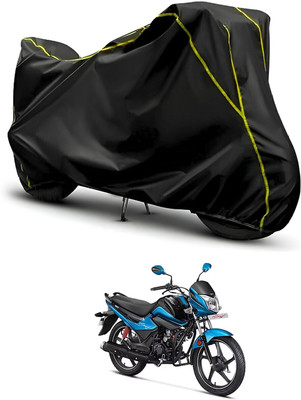 CODOKI Waterproof Two Wheeler Cover for Hero(Splendor I Smart, Black, Black)