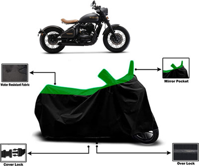 Amexride Two Wheeler Cover for JAWA(Perak, Green)