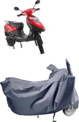Amexride Two Wheeler Cover for Hero Electric(Electric Flash, Grey)