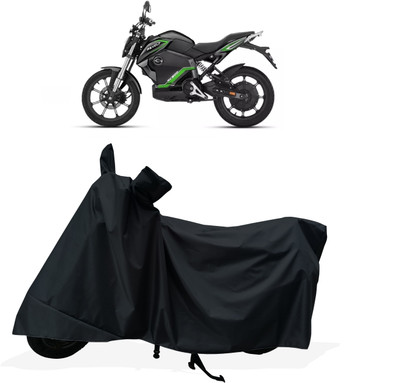 Tricway Two Wheeler Cover for Revolt(Motors E-Bike, Black)