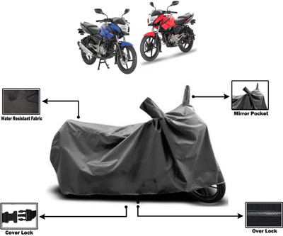 Amexride Two Wheeler Cover for Bajaj(Pulsar 135 LS DTS-i, Grey)