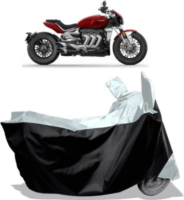 Amexride Two Wheeler Cover for Triumph(Rocket III, Multicolor)