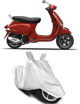 BbcMart Waterproof Two Wheeler Cover for Vespa(Vespa SXL 125, Silver)