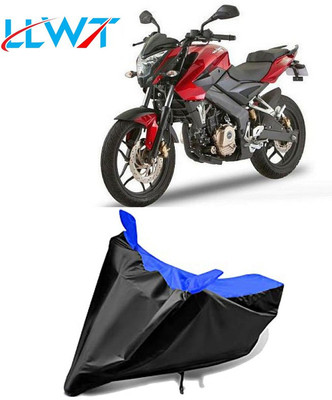 KPIND Waterproof Two Wheeler Cover for Bajaj(Pulsar 200 NS DTS-i, Black, Blue)