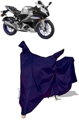 Amexride Two Wheeler Cover for Yamaha(YZF R15, Blue)