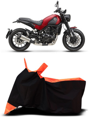VESMEI Two Wheeler Cover for Benelli(Leoncino 250, Orange)