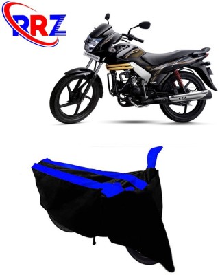 RRZ Waterproof Two Wheeler Cover for Mahindra(Centuro, Black, Blue)