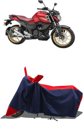 SUGASHRI Waterproof Two Wheeler Cover for Yamaha(FZ S FI New BS6, Red, Blue)