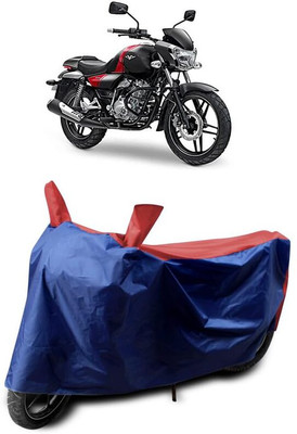 KEDIT Two Wheeler Cover for Bajaj(V15, Red, Blue)