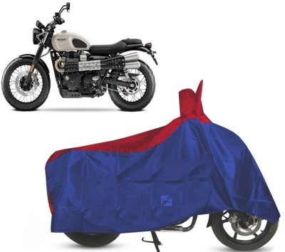 EGAL Waterproof Two Wheeler Cover for Triumph(Street Scrambler, Red)