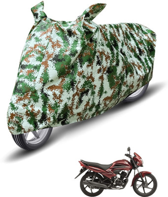 Auto Hub Waterproof Two Wheeler Cover for Honda(Dream Yuga, Green)