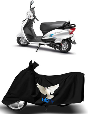 BigFly Two Wheeler Cover for Hero(Duet 125 CC BS6, Black)