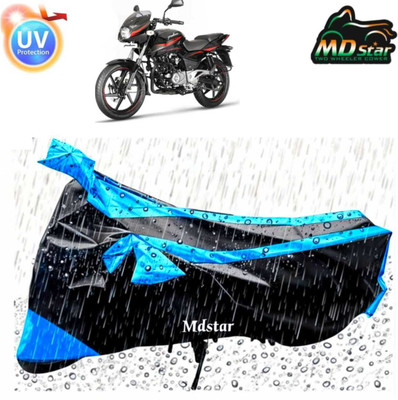 MMSSTAR Waterproof Two Wheeler Cover for TVS(Radeon, Blue, Black)