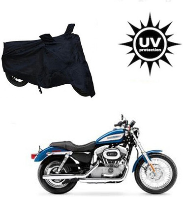 MMSSTAR Waterproof Two Wheeler Cover for Harley Davidson(XL 883, Black)