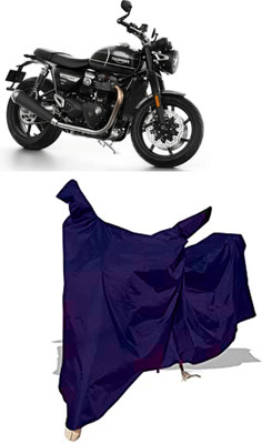 Amexride Two Wheeler Cover for Triumph(Speed Twin, Blue)