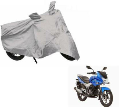 HMS Two Wheeler Cover for Bajaj(Discover 150 s, Silver)