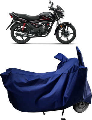 Amexride Two Wheeler Cover for Honda(CB Shine, Blue)
