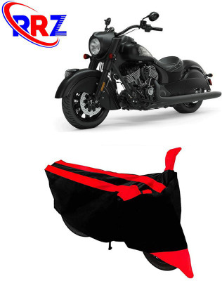 RRZ Waterproof Two Wheeler Cover for Indian(Chief Dark Horse, Black, Red)