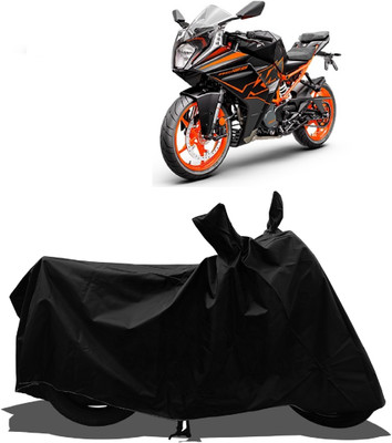 Tricway Waterproof Two Wheeler Cover for KTM(RC125 BS6, Black)