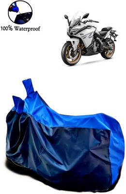 APNEK Waterproof Two Wheeler Cover for CFMoto(650GT, Blue)