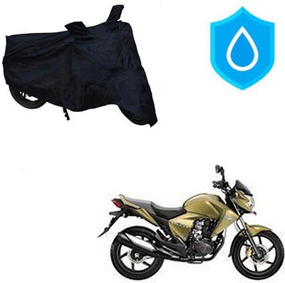 DeepShakshi AUTOMOTIVE Waterproof Two Wheeler Cover for Honda(Dazzler, Black)