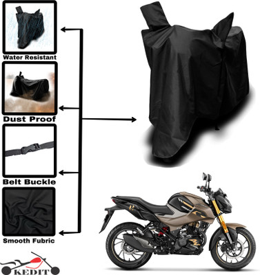 KEDIT Two Wheeler Cover for Universal For Bike(Xtreme 160 R, Black)