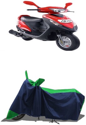 SUGASHRI Waterproof Two Wheeler Cover for Mahindra(Flyte, Green, Blue)