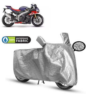 PAGORA Waterproof Two Wheeler Cover for Aprilia(RSV4, Silver)