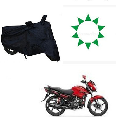 HYBRIDS COLLECTION Waterproof Two Wheeler Cover for Hero(Glamour FI, Black)
