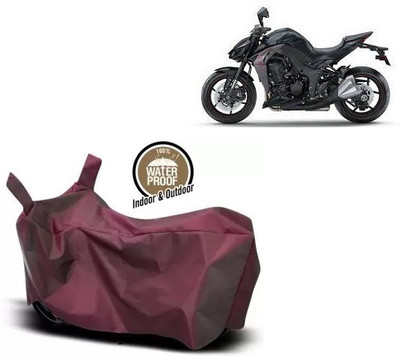 OliverX Waterproof Two Wheeler Cover for Kawasaki(Z1000 BS6, Maroon)