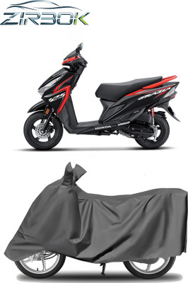 ZIRBOK Waterproof Two Wheeler Cover for Honda(Grazia, Grey)
