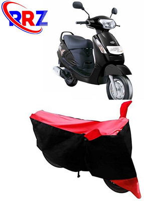 RRZ Waterproof Two Wheeler Cover for Mahindra(Duro DZ, Black, Red)