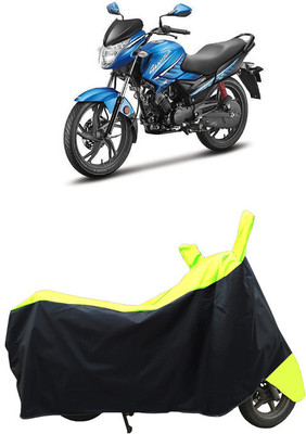 Coxtor Waterproof Two Wheeler Cover for Hero(Glamour FI, Yellow)