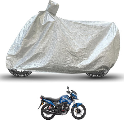 Caronix Waterproof Two Wheeler Cover for Honda(CB Shine SP, Silver)