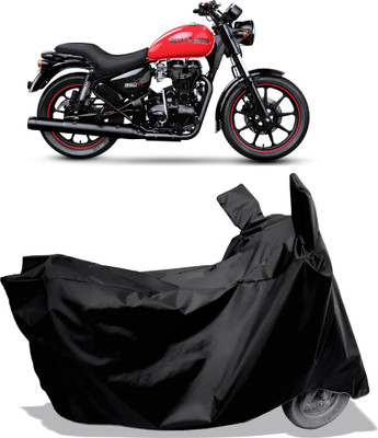 Amexride Two Wheeler Cover for Royal Enfield(Thunderbird 350, Black)