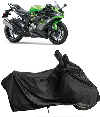 DIGGU Two Wheeler Cover for Kawasaki(Ninja ZX-6R BS6, Black)