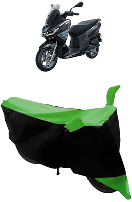 HEMSKAR Two Wheeler Cover for Aprilia(SXL 125 BS6, Black, Green)