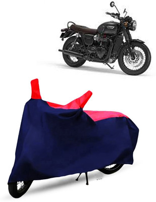 SRP PRODUCTS Waterproof Two Wheeler Cover for Triumph(Bonneville T120 Black, Red, Blue)