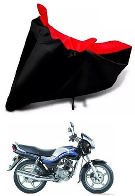 DeepShakshi AUTOMOTIVE Waterproof Two Wheeler Cover for TVS(Victor Edge, Black, Red)