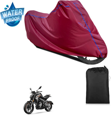 PAGORA Waterproof Two Wheeler Cover for CFMoto(300NK, Maroon)