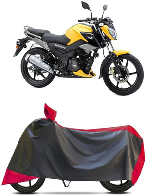 KEDIT Two Wheeler Cover for TVS(Raider, Red)