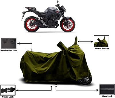 Amexride Two Wheeler Cover for Yamaha(MT 03 BS6, Green)