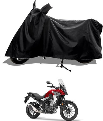KEDIT Two Wheeler Cover for Honda(CB500F, Black)