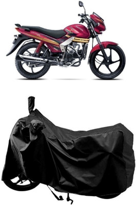 MMSSTAR Waterproof Two Wheeler Cover for Mahindra(Centuro Rockstar, Black)