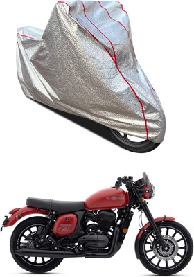 AutoGalaxy Waterproof Two Wheeler Cover for JAWA(42 BS6, Silver)